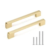 Lepatape 25 Pack 6-5/16 Inch (160 Mm) Hole Centers, Brushed Gold. Fixed Price $67.77.