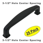 *25 Pack* Cosmas Cabinet Hardware Flat / Matte Black Pulls - #4390FB. Fixed Price $67.09.