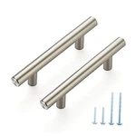 Joy Decor 30 Pack 5 Inch Cabinet Pulls, (76MM) Hole Center Stainless. Fixed Price $33.23.
