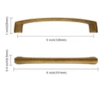 Knoklock 9 Pack 5 Inch Kitchen Cabinet Handles Antique Brass Pull. Fixed Price $29.99.