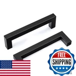Goldenwarm 30 Pack Black Square Bar Cabinet Pull Drawer Handle Stainless Steel. Fixed Price $82.83.