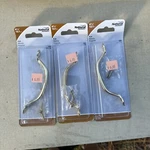 Lot Of Stanley N117-754 4.38 Brass Finish Screen Door Pull With Screws. Fixed Price $15.95.