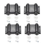 Double Touch Catch Magnetic Press Latch For Cabinet Door Cupboard Black 4PCS. Fixed Price $16.88.