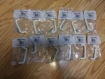 Nos Amerock White Plastic Drawer Pulls. BP803-PW. See Description.. Fixed Price $6.00.