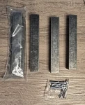 Distressed Antique Style Cabinet Drawer Handle Pull 5" Hole Center 6 Pc New. Fixed Price $16.00.