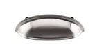 Top Knobs M360 Somerset 3" (c-c) Cup Cabinet Pull Brushed Satin Nickel, New!. Fixed Price $5.95.