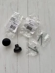 Top Knobs Kinney 1/4" Flat Black TK901BLK Set Of 2. Fixed Price $15.00.