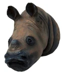 Rhinoceros Head Wall Mount Display Resin Prop Decor Wild Animal Africa. Fixed Price $327.75.
