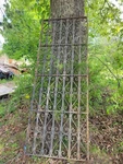 19TH Century Wrought Iron Fence Or Gate Section Antique 90" X 30" Very Heavy!. Fixed Price $800.00.