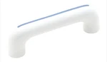 Amerock Cabinet Pull BP5373-BC, White With Blue Line Ceramic, 3"CENTER Lot Of 12. Fixed Price $30.99.
