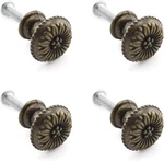 Antique Jewelry Box Pull Handle, 4-PACK Retro Bronze Round Flower Pattern. Fixed Price $11.75.