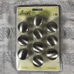 10 Pack Amerock Allison Satin Nickel 1/4" Round Cabinet Knob Pull AL-285. Fixed Price $15.99.