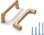 Limur Brushed Gold Cabinet Pulls 3 Inch Hole Center Zinc Alloy 10 Pack. Fixed Price $27.99.