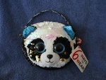 Ty Fashion Collection Panda Bear Purse Changeable Handle Strap Sparkle Sequin. Fixed Price $27.60.