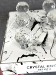 Isaac Jacobs Round Clear Glass Knobs Drawer Pulls 6-PC Kitchen Cabinets New. Fixed Price $29.99.