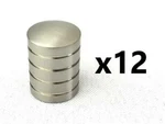 *(12) Laurey Delano Cylinder Novelty Knobs Metal Nickel 26259 For Drawer Cabinet. Fixed Price $17.99.