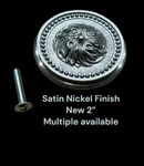 Baldwin 4932-150-BIN Satin Nickel Finish Solid Brass Cabinet Draw Knobs Nos. Fixed Price $16.99.