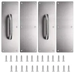 Sumnacon Set 12" Stainess Steel Door Handle Pull & Push Plate - Silver. Fixed Price $39.53.