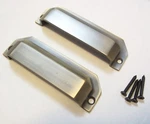 2 New Rejuvenation Hexagonal 4" Bin Pulls Burnished Antique, No Longer Available. Fixed Price $22.99.