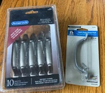 Amerock Satin Nickel Cabinet Pulls Silver 3 Center Nip 10 Pack & Single Everb. Fixed Price $12.88.