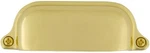 Nostalgic Warehouse 761757 Cup Pull Large Cabinet Hardware, Polished Brass. Fixed Price $21.99.