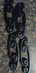 Lot Of 8 Amerock C9337-1 Flat Black Swirlz PULL-4 1/16" Long 3" Center. Fixed Price $39.99.