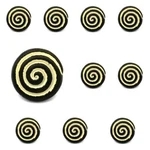 10 Pack Hickory Hardware Manchester Biscayne Antique 1/4" Knob Pulls P7351-BYA. Fixed Price $25.99.