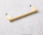 Kela Black Drawer Handle 5 Brushed Brass New CB2. Fixed Price $13.99.