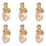 Pink Mermaid Cabinet Knobs, 6 Pack Cute Style Dresser Handle Zinc Alloy.... Fixed Price $27.69.