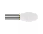 New Umbra Fade Knob Curtain Rod Set 1016157-411-REM 72 To 144 Nickel Finish. Fixed Price $10.00.