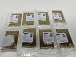 Lot Of 8 Amerock Gold 1-GANG Decorator/rocker Wall Plate (1-PACK). Fixed Price $44.99.
