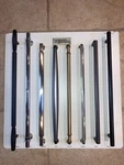 Top Knobs Display Board Lot Of 8 Appliance Pulls.. Fixed Price $99.99.