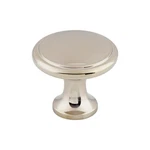 Ringed 1/8" Diameter Cabinet Round Knob Polished Nickel - Hardware. Fixed Price $8.87.