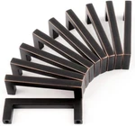 Koofizo Solid Square Bar Cabinet Handle - Oil Rubbed Bronze Furniture Pull, 3. Fixed Price $9.99.