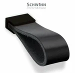 Schwinn Hardware Soft Finger Cabinet Pull 59386, Black Leather 5/8" C-c. Fixed Price $8.22.