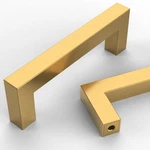 10 Pack 3''(76MM) Brushed Brass Cabinet Pulls Kitchen Gold Handles Stain. Fixed Price $32.74.