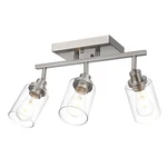 3 Track Lighting Brushed Nickel Kitchen Fixtures Cei.... Fixed Price $143.51.