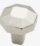 4-EA Brainerd Serafina Polished Nickle 1-1/4" Cabinet Drawer Pull Knobs P27758V. Fixed Price $26.95.