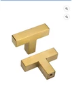 Goldenwarm Brushed Brass Drawer Pulls Kitchen Cabinet Door Handle - 30 Pack. Fixed Price $19.99.