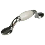 (5-PK) Richelieu BP380214030 Classic Metal & Ceramic Handle Pull In Chrome. Fixed Price $17.99.