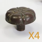 Lot Of Vintage Brass Cabinet/dresser Knob Pull Canada CK-2245 Brown Gold. Fixed Price $19.50.