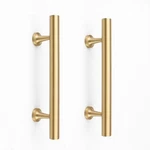 Rzdeal 3-3/4 Inch Kitchen Cabinet Handles Solid Brass Pulls Round Bar.... Fixed Price $35.74.
