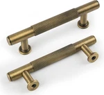 5 Pack Antique Brass Kitchen Cabinet Pulls, 3 Inch Solid Dresser Drawer Ha. Fixed Price $59.99.