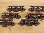 6 Cast Iron Antique Style Fancy Barn Gate Shed Door Handles. Fixed Price $34.99.