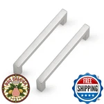 Probrico 25 Pack Hole Centers Inch Brushed Nickel Kitchen Cabinet Pulls,square. Fixed Price $84.17.