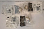(3) Amerock Guardian BP76244-FWB Brass & Porcelain Cabinet Drawer Knob Pulls. Fixed Price $12.78.