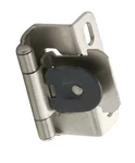 Amerock Cabinet Hinge 1/2 Inch (13 Mm) Overlay Satin Nickel Pack. Fixed Price $10.00.