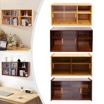 Small Kitchen Pantry Cabinet Wall Sideboard With Glass Doors Cupboard Food. Fixed Price $109.02.