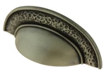 (5 Pack) 3 Inch Hammered Cup Pull Brushed Satin Pewter. Fixed Price $53.41.
