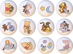Set Of 12 Winnie The Pooh Baby Ceramic Drawer Pulls Dresser Cabinet Knobs. Fixed Price $47.88.